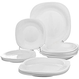 Dajar Zastawa stołowa zastawa stołowa ze szkła hartowanego,