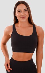 GymBeam Biustonosz sportowy Cut-Out Black