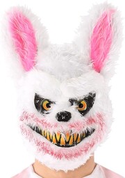 ATOSA króliczek zabójca zwierząt halloween maska