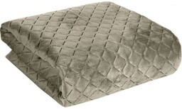 EUROFIRANY Narzuta Dimon 70 x 160 cm Ciemnobeżowy
