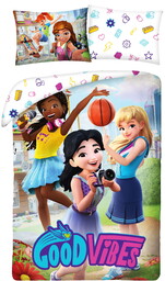 Pościel 140x200 Klocki Lego Friends