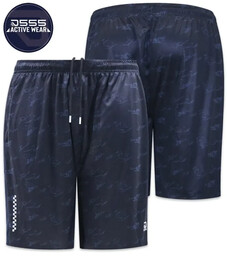 Duże Szorty Męskie Treningowe Granatowe WOKING-D555