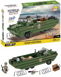 Klocki Cobi 3110 Dukw Amphibia amfibijny pojazd transportowy