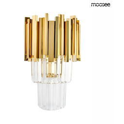 Lampa ścienna IMPERIAL WALL GOLD, złoty, kryształowa klasyczna