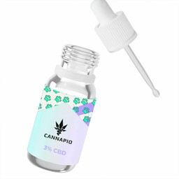 Olej CBD dla zwierząt 3%, 10ml Cannapio