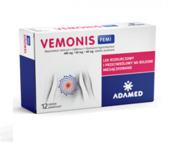 ADAMED Vemonis Intense Lek rozkurczowy i przeciwbólowy, 12