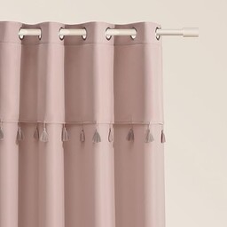 ROOM99 Zasłona ze srebrnymi oczkami, Astoria, 140 x