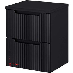 COMAD Szafka podumywalkowa NOVA BLACK z blatem 50