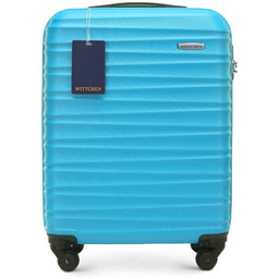 Mała walizka z ABS - u i identyfikator