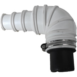 Zawór zwrotny pompy Wc kątowy gumowy