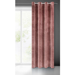 Eurofirany Villa Zasłona welwetowa aksamitna miękka na przelotkach