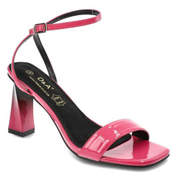 S.Barski Różowe Sandały Eleganckie Buty Na Słupku