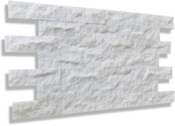 Kamień dekoracyjny marmurowy Pure White Brick 10x30