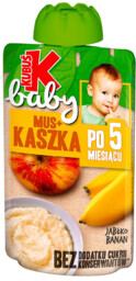 Kubuś - Mus + kaszka jabłko banan po