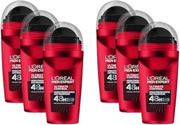 L''Oréal Men Expert Ultimate Control Antyperspirant, 6 x