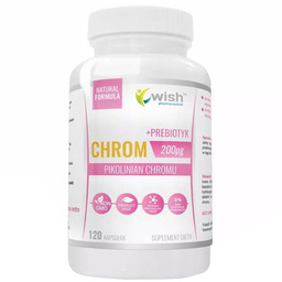 Suplement diety, WISH Chrom Pikolinian 200mcg 120 kaps