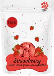 PAKA ZWIERZAKA PEPE Freeze-dried truskawka 20 g liofilizowane