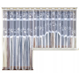 Mg Kpl Firana Balkon makaron Pas sznurki 500x250