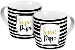 Kubek Super Papa paski 300 ml