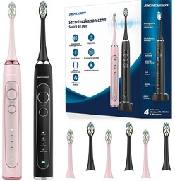 Zestaw szczoteczek sonicznych do zębów Sonica B4 Duo