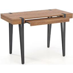 Edinos Industrialne biurko z szufladą orzech miodowy G0-N78