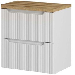 COMAD Szafka podumywalkowa NOVA WHITE z blatem OAK