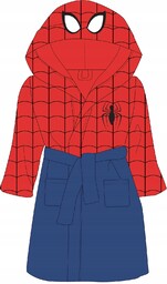 Szlafrok Dziecięcy Polarowy Spiderman 98/104