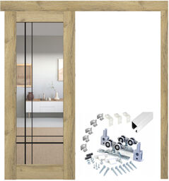 Drzwi Przesuwne Loft Talisa z systemem przesuwnym