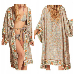 Narzutka plażowa tunika boho pasek tunika sukienka