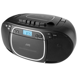 JVC, Radioodtwarzacz, RC-E451B Boombox, black