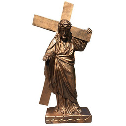 Jezus z krzyżem - Figura sakralna - 117