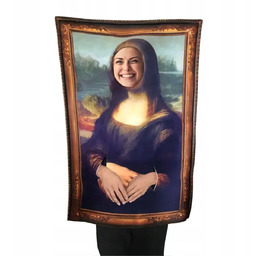 Kostium Mona Lisa Obraz Rama Halloween Cosplay Impreza