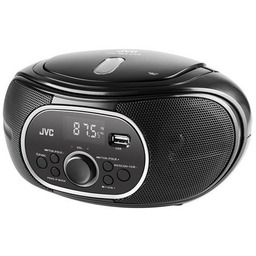 JVC,Radioodtwarzacz, RD-E221B Boombox, black