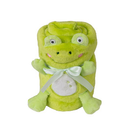 Babymatex Kocyk dziecięcy 85x100 Willy Żabka zielona 03