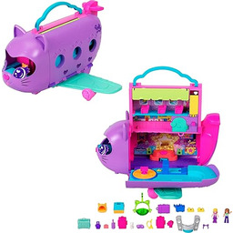 Polly Pocket Zestaw do zabawy samolot Kitty Airways