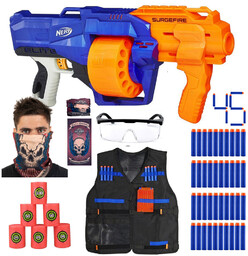 Nerf SurgeFire MEGAPACK kamizelka + 30 strzałek +