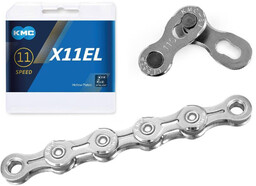Łańcuch KMC X11EL 1/2" X 11/128" Silver,