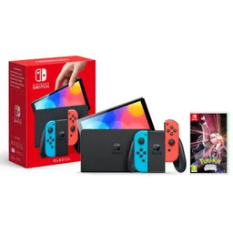 Nintendo Switch OLED Czerwono-niebieski + Pokemon Shining Pearl