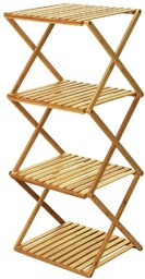Regał bambusowy składany 40x33,5x93,5 cm