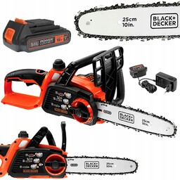 Black Decker Piła łańcuchowa akumulatorowa 18V 2Ah GKC1825L20