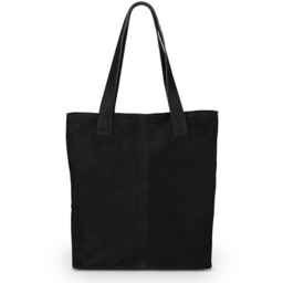 Worek Zamszowy Vera Pelle Punta Czarny