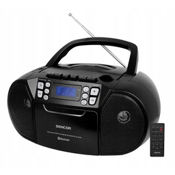 Radiomagnetofon CD Sencor Spt 3907 B kasety MP3
