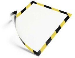 Ramka magnetyczna SECURITY A4 dwukolorowa żółto-czarna 5 szt.