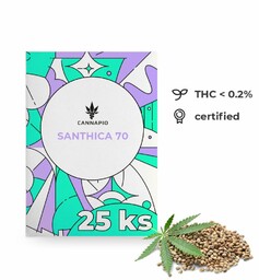 Santhica 70 - konopie techniczne 25szt Cannapio