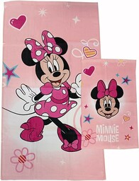 Mysz Disney Minnie, Ręczniki Łazienka Gąbka, Zestaw 2