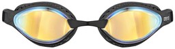 Arena Okulary pływackie Airspeed Mirror Yellow Copper Black