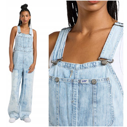 Lee Patched Overall WORKWEAR ogrodniczki luźne damskie spodnie