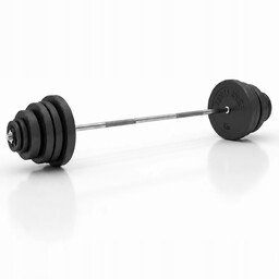 Sztanga prosta winylowa Gorilla Sports 100 kg regulowana