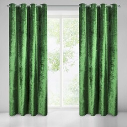 Eurofirany Zasłona gotowa na przelotkach 140x250 Elizia zielona