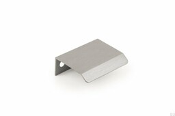 Uchwyt meblowy krawędziowy Curve 32 Aluminiowy Szary Szczotkowany